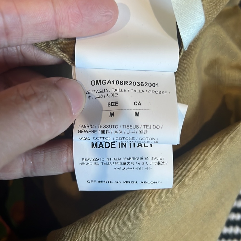 Off White Camo Lightweight Overshirt - image 4